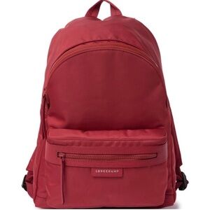 NWOT Longchamp Neo Nylon Backpack – Red